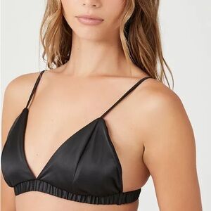 Forever 21 Black Satin top